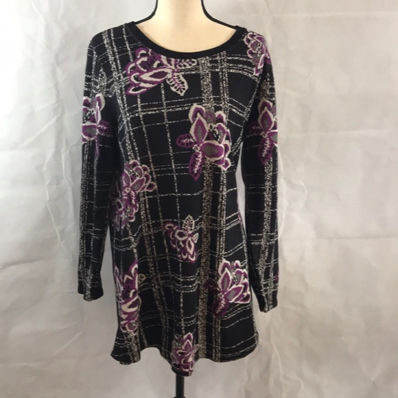 Style Co Womens Lace Inset Top Blue Size X Large main image 0